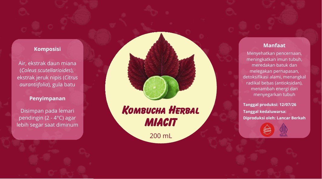 Kombucha Herbal MIACIT